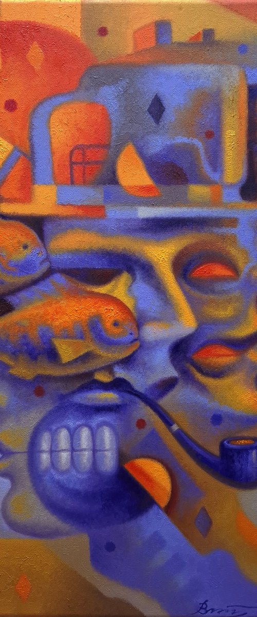 Dark purple pipe by Serhii Voichenko