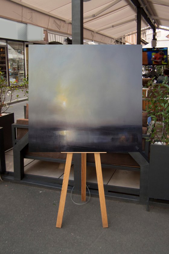 " Misty Sunrise "....Special Price W 80 x H 75 cm