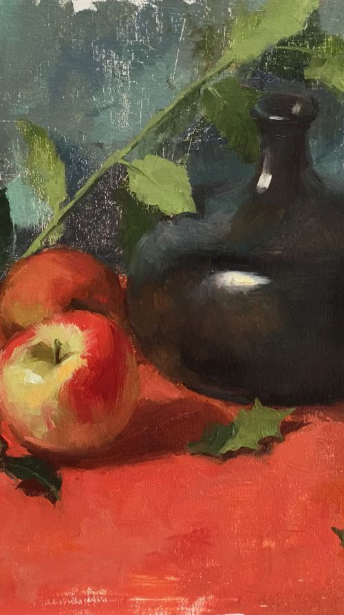 Still Life with Apples by Ling Strube