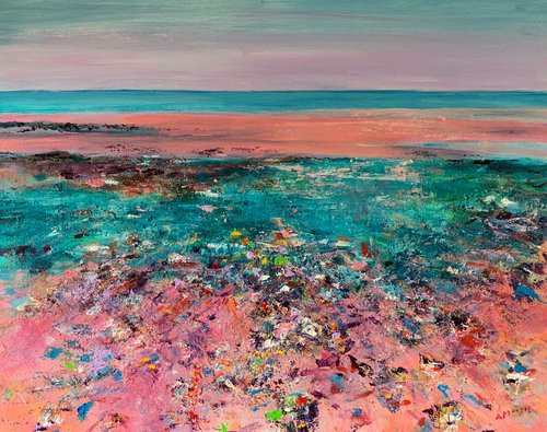 Pebbled Beach by Andrew Moodie