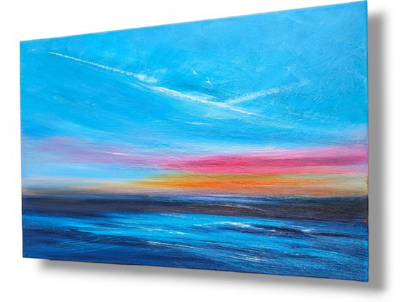 Morning Embers, seascape
