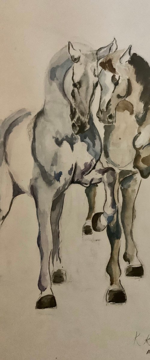 Horses by Katerina Kovalova