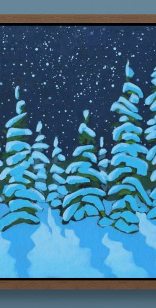 Winter Woods by Sage Mountain Studio