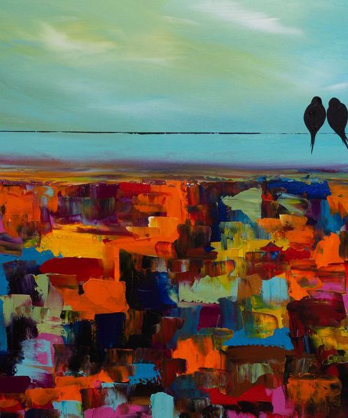 Birds On A Wire #12 by Art By Catalin