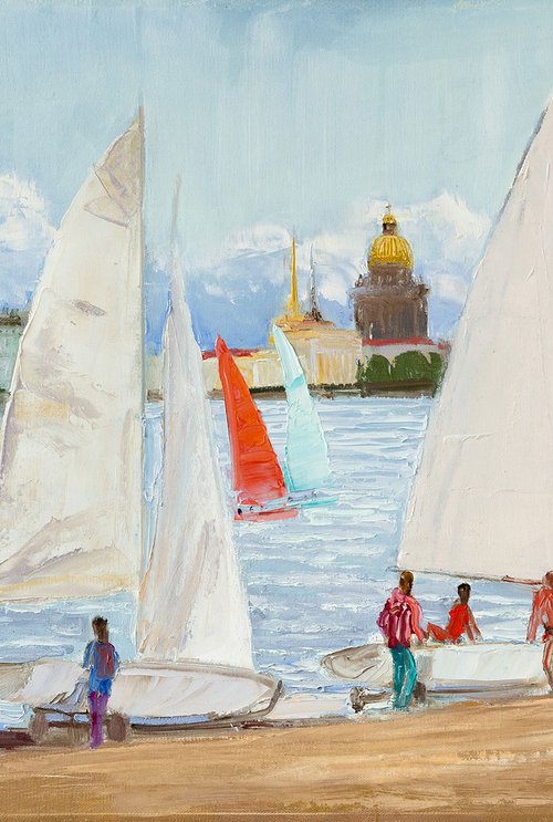 Neva's Regatta by Sergej Seregin