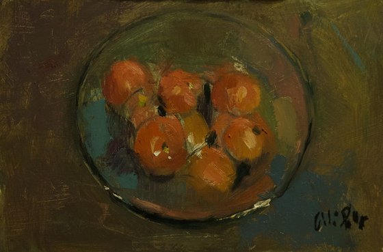 Tangerines in a Bowl