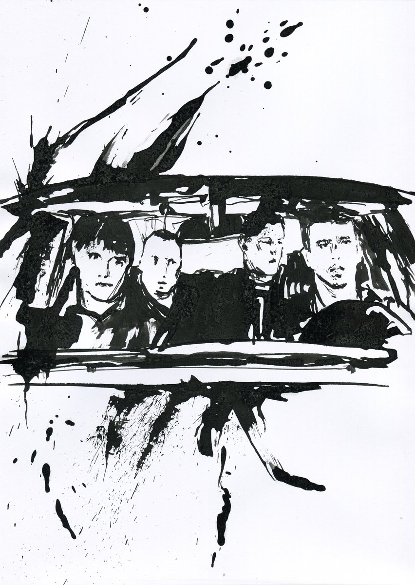 Men in car by Alexander Moldavanov