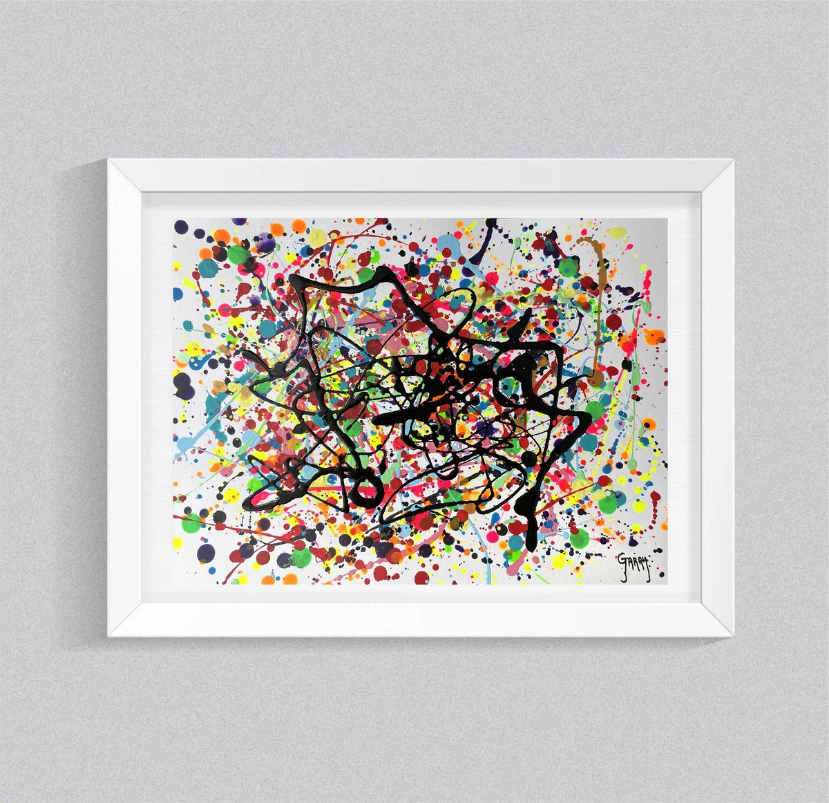 Abstract Pollock 16 by Juan Jose Garay