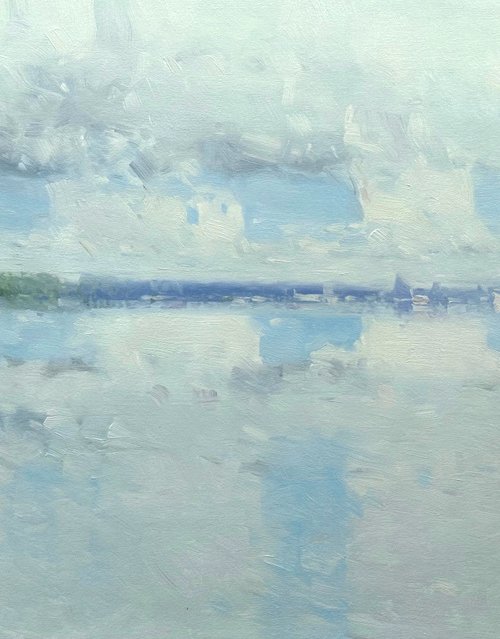 Reflections, Original oil painting, Handmade artwork, One of a kind by Vahe Yeremyan