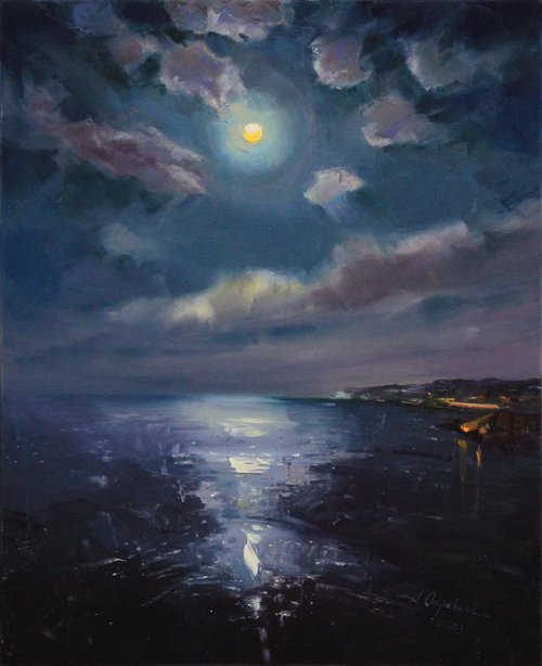 "Under the full moon" by Alisa Onipchenko-Cherniakovska