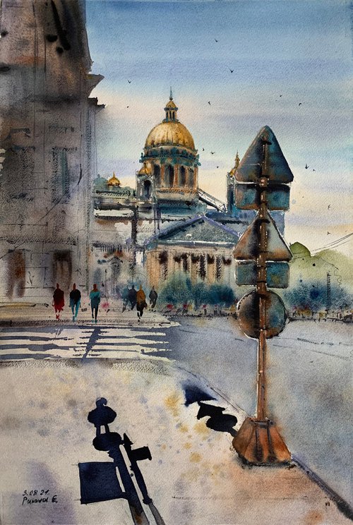 St. Isaac's Cathedral. Saint-Petersburg by Evgenia Panova