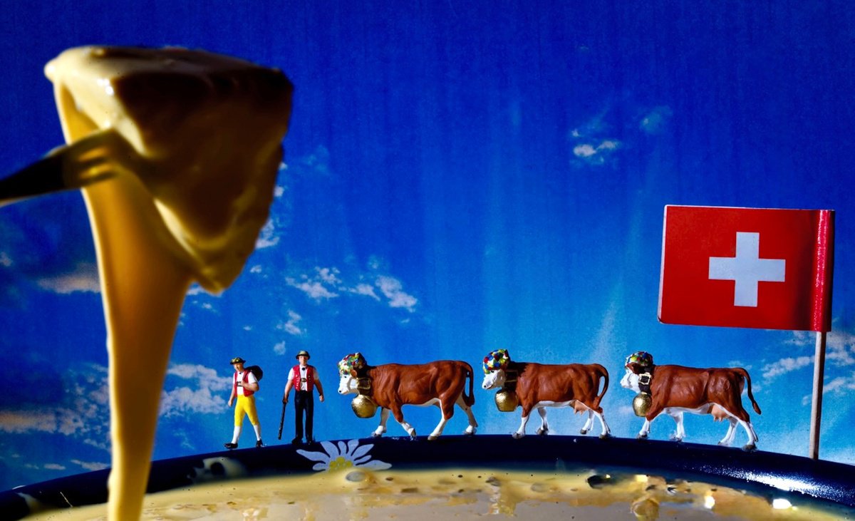 Organic Abstract Photograph By Marc Ehrenbold, 40 X 30", Swiss Cheese Fondue, Original Artwork