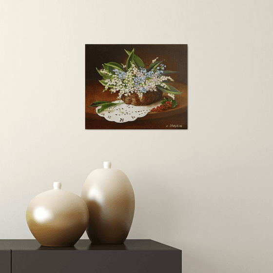 Lilies of the Valley Basket