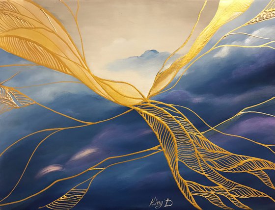 The Phoenix Bird Flight Abstract Giclee Print