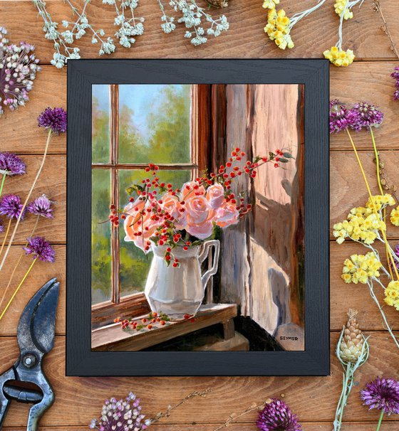 'Roses in the window'