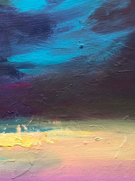 Harmony of the Sunset| abstract landscape