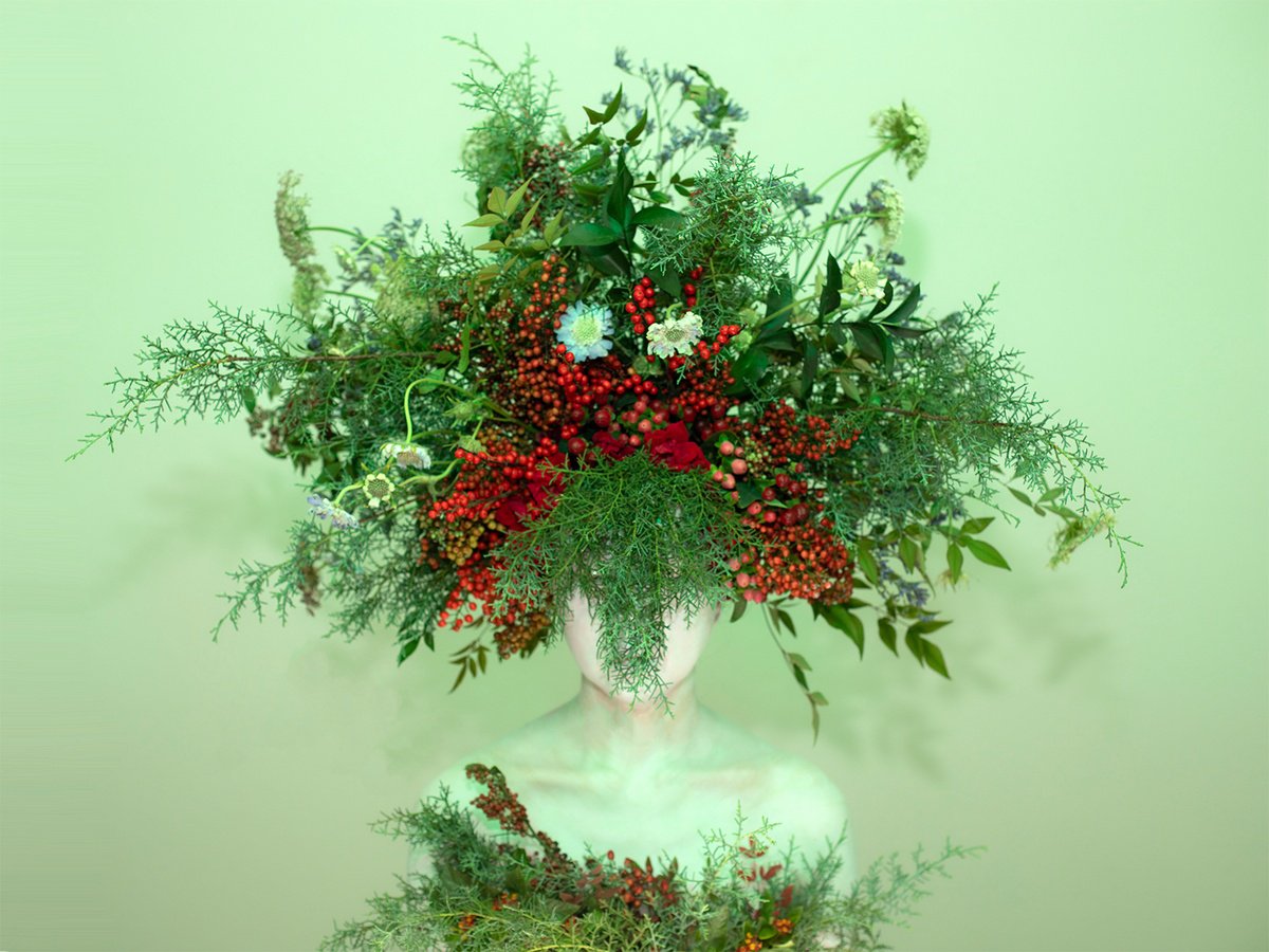 Surrealistic Portrait Photograph By Ziesook You, 27 X 20", Scent Of Austin 12082023, Original Artwork