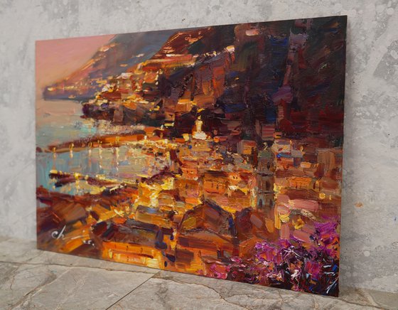 The evening magic of the Amalfi coast