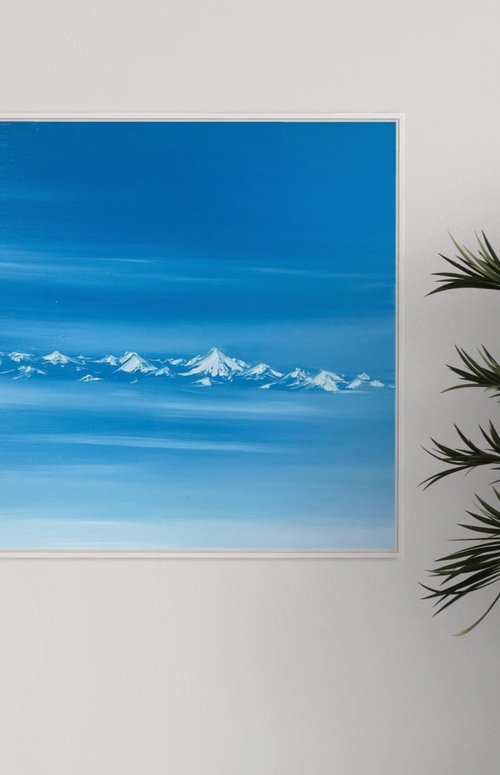 Himalayas in Blue by Cat Goward