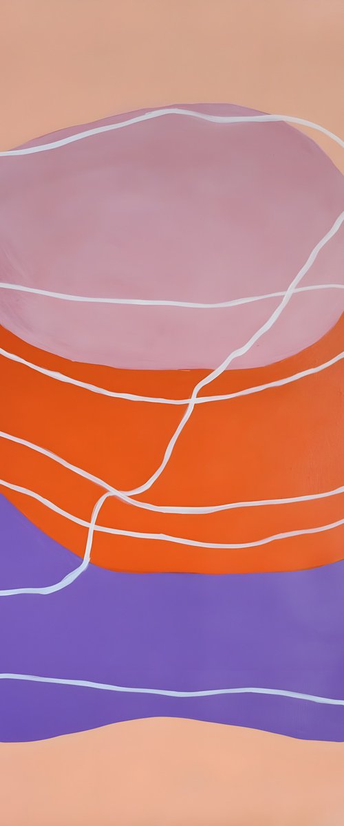Zen. Peachy Calming Happiness by Vafa Majidli