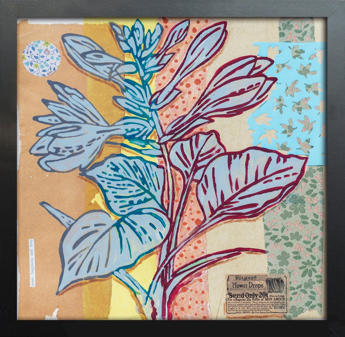 Floral card. Retro 2 by Ariadna de Raadt
