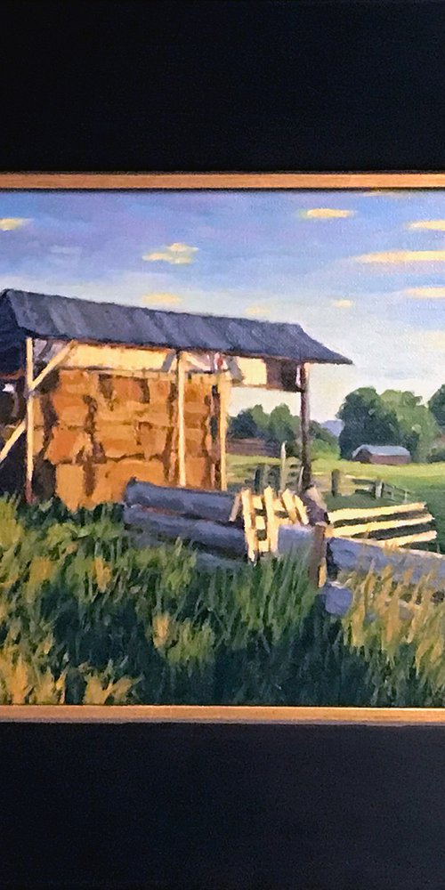 Hay Stacked by Daniel Brian Fishback