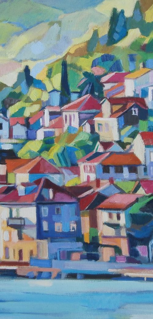 SEASCAPE MOTIF II  /45 x 40 cm by Maja Đokić Mihajlović
