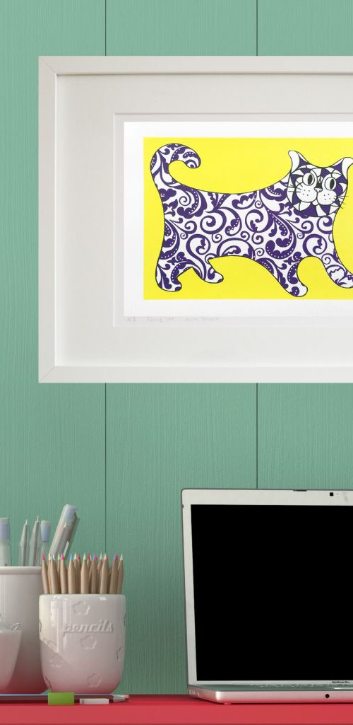 I am not a decorative object - Yellow - Unframed by Anne Storno