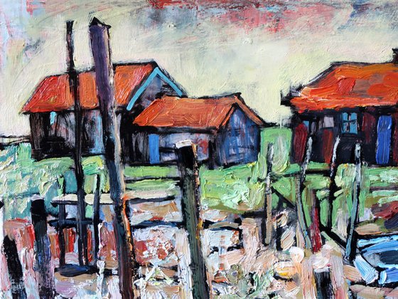 Boats in La Tremblade *