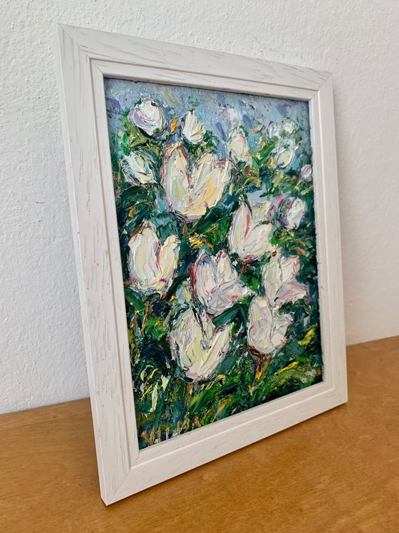 White flowers