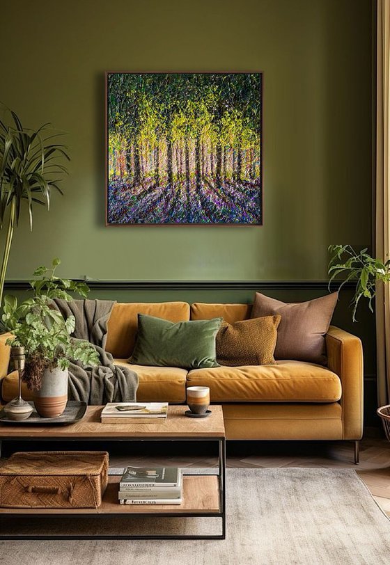 Belgian forest - framed