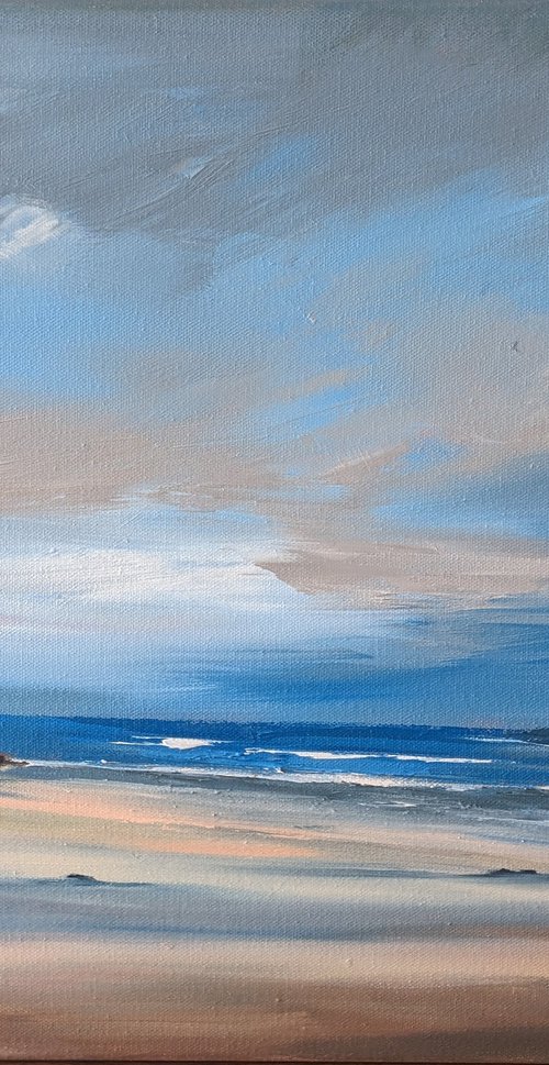 Incoming tide at Cable Bay by Steve Keenan
