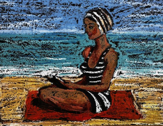 Relaxing on the Beach