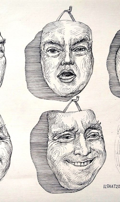 Masks 53 by Ilshat Nayilovich