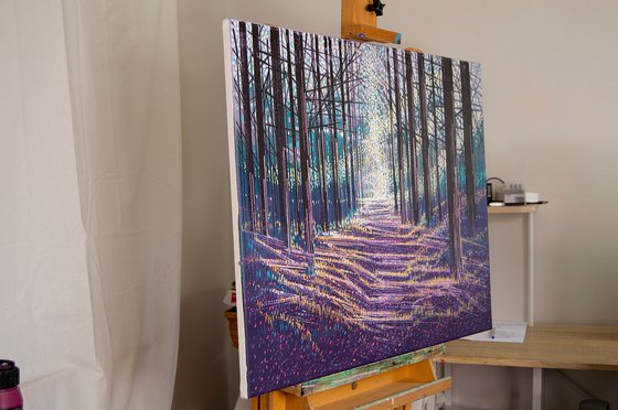 Light Through Winter Trees