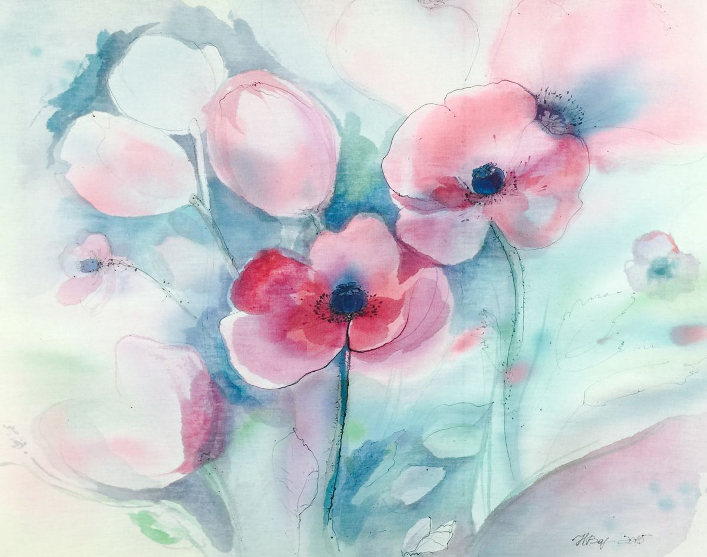 Simple Beauty Painting On Cotton Artfinder