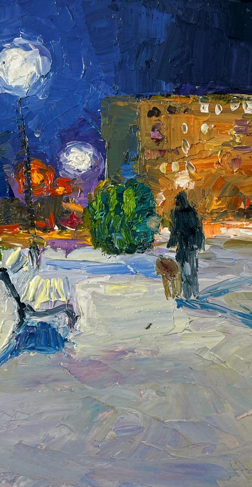 Park before Night by Boris Serdyuk