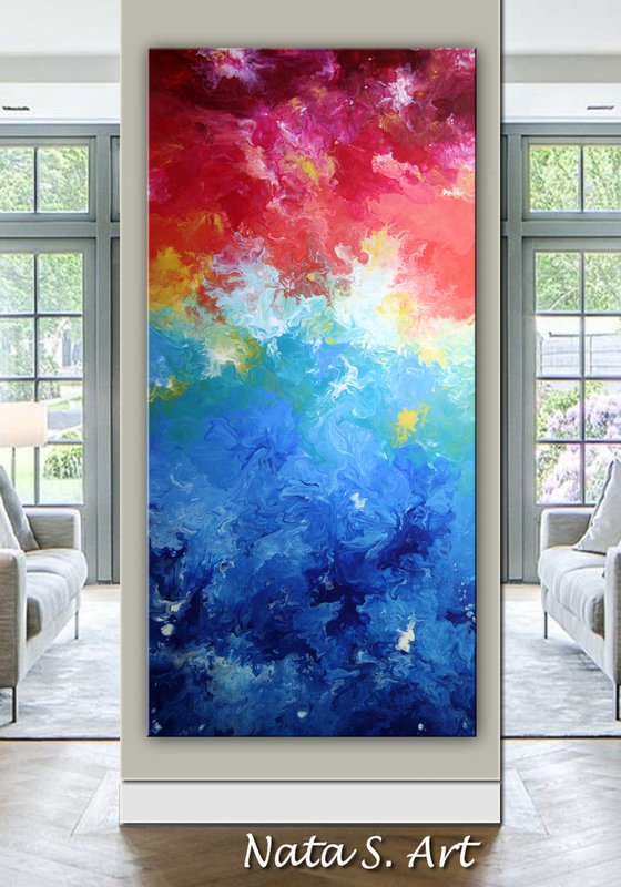 My Fantasies - Extra Large Abstract Painting