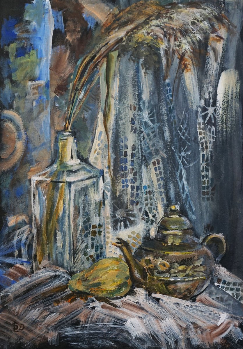 Lacy Still Life by Dora Stork