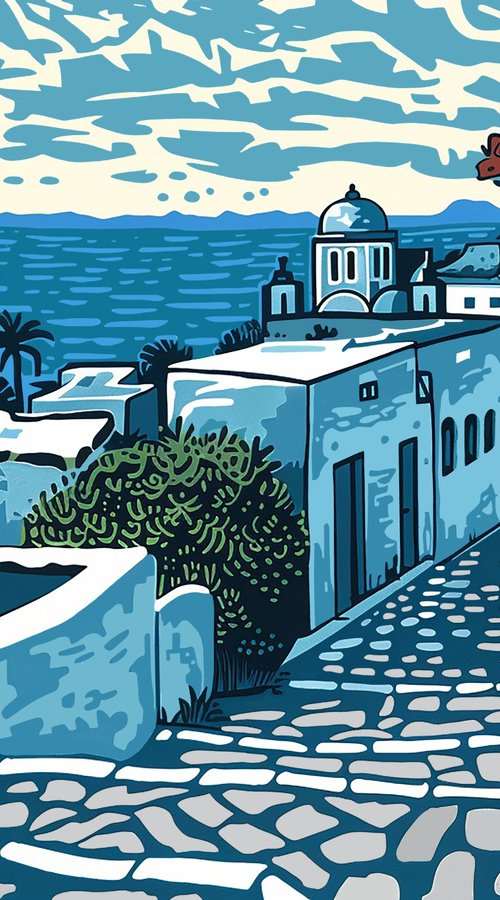 Sidi Bou Said by Kosta Morr