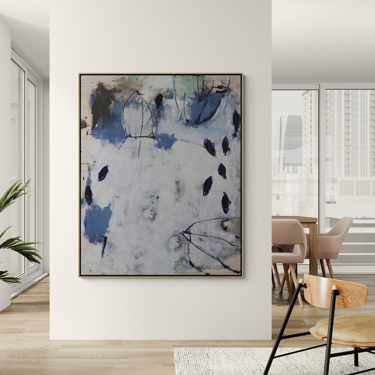 Fading Outlines Ii By Daniela Schweinsberg, 47 X 59, Artwork For Sale On Artfinder