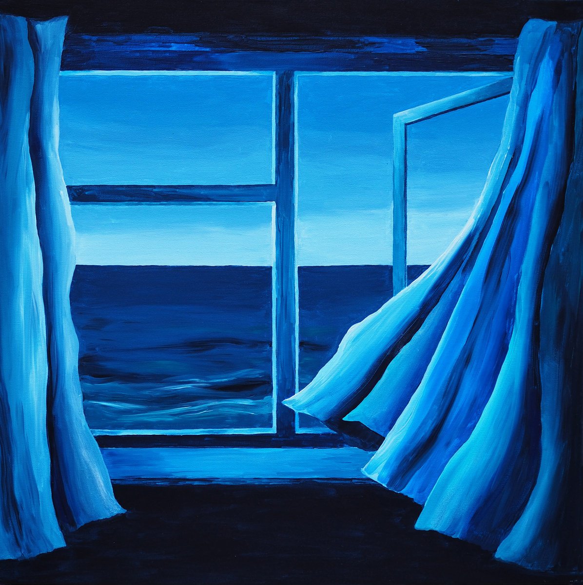  Venice Window By Delnara El, 24 X 24, Artwork For Sale On Artfinder