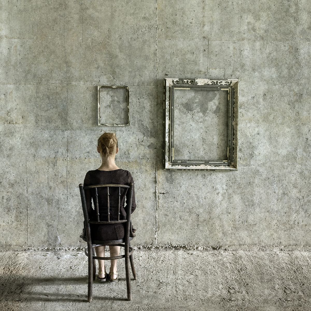 Photorealistic Photograph , Pictures At An Exhibition By Peter Zelei, 31 X 31, Artwork For Sale On Artfinder