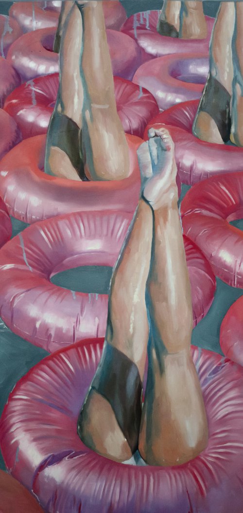 Synchronized swimming by Anastasia Korsakova