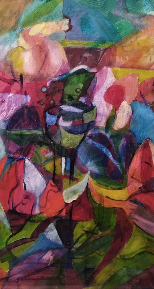 Lotus Pond by Maureen Finck