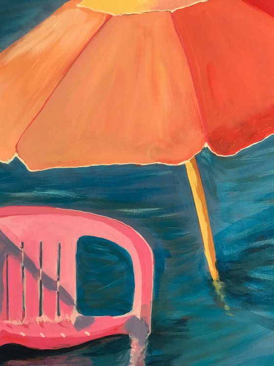 Where summer floats