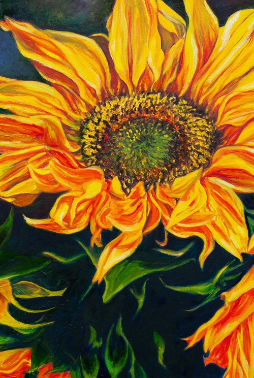Sunflowers by Liudmila Pisliakova