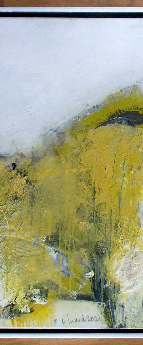 YELLOW WATERFALL by Christa Haack