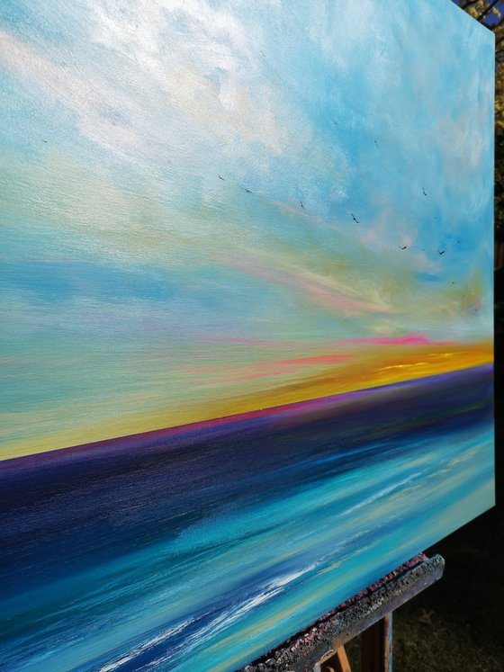 Call It Dreaming - Cornish Seascape, Art, Skyscape