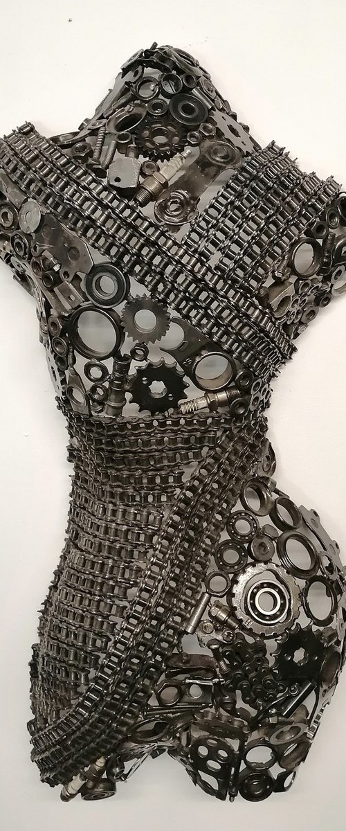 Octavia : Metal Female Sculpture by Anthony Jeffries